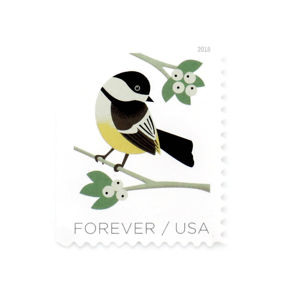 100Pcs 2018 US First-Class Forever Stamp - Birds in Winter