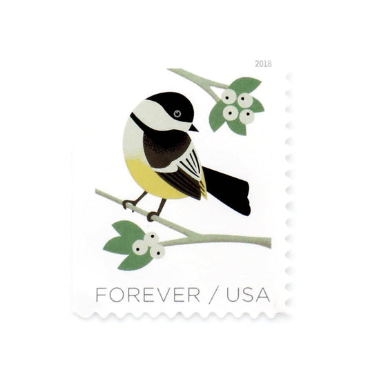 100Pcs 2018 US First-Class Forever Stamp - Birds in Winter
