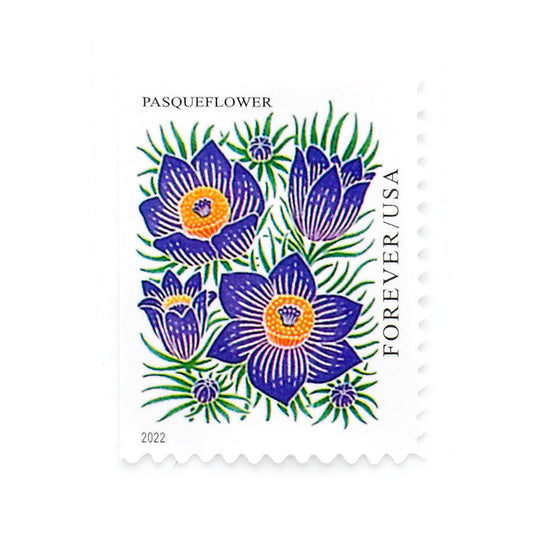 100Pcs 2022 US Mountain Flora Forever Stamps