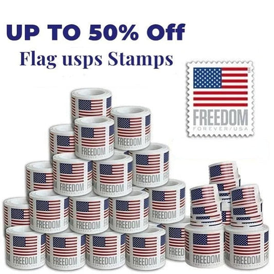 100Pcs 2023 US Flag Forever Stamps