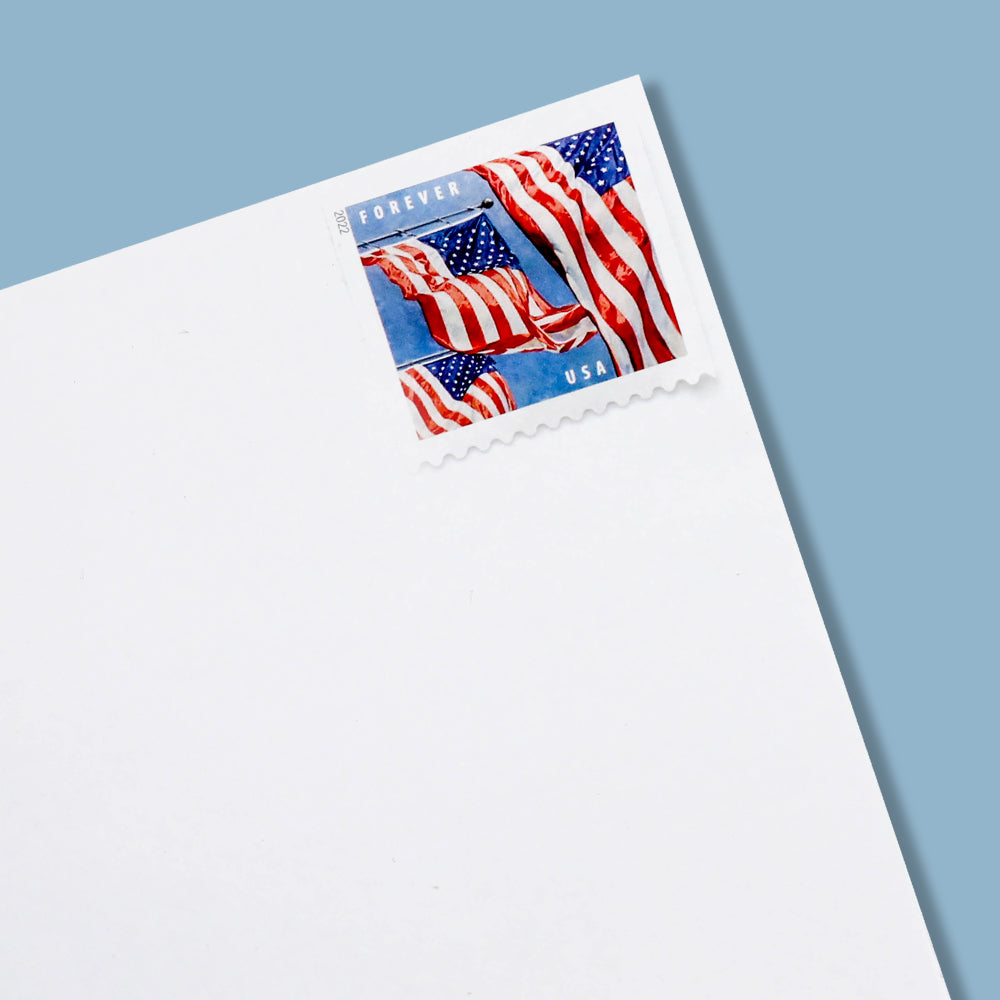 100Pcs 2022 U.S Flag Forever Stamps