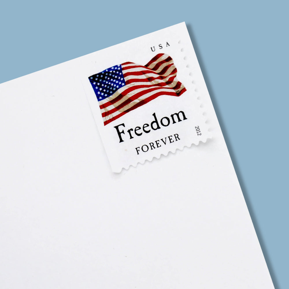 100Pcs 2012 First-Class Forever Stamp - Flag & Equality