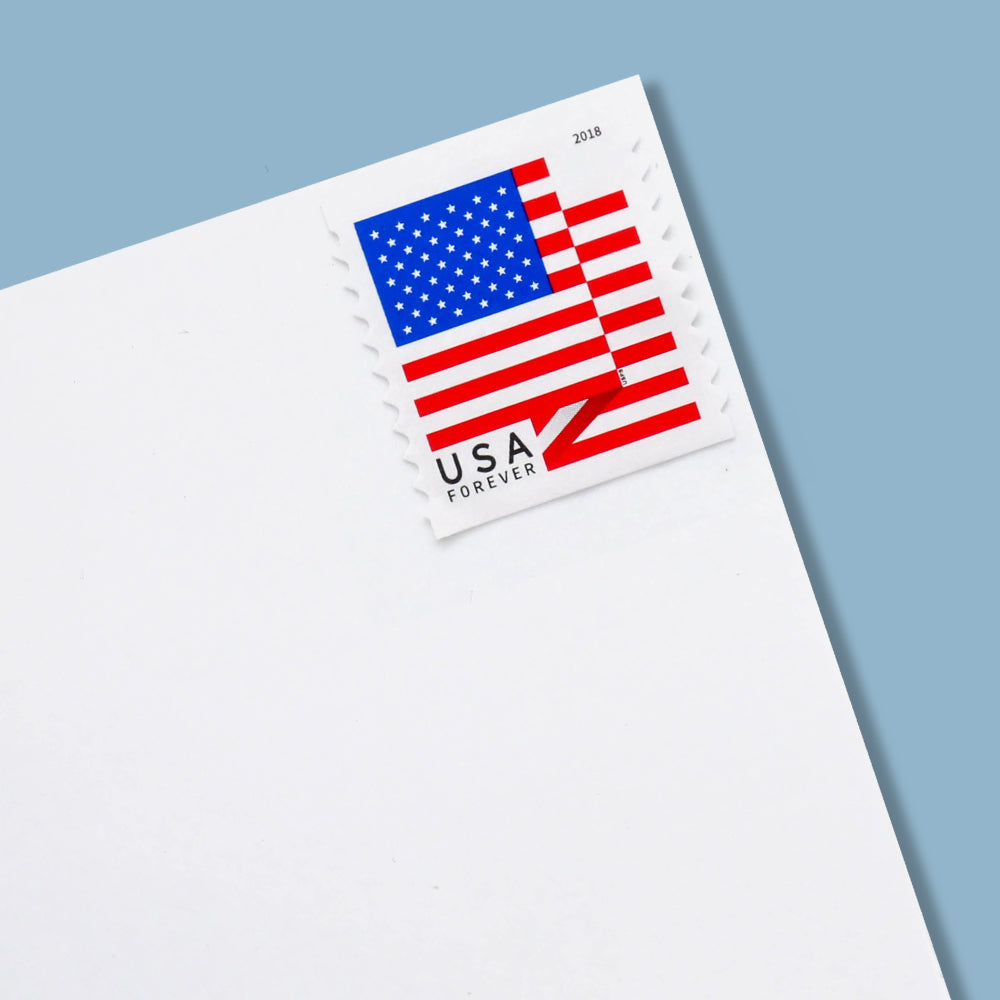 100Pcs 2018 U.S. Flag Forever First-Class Postage Stamps